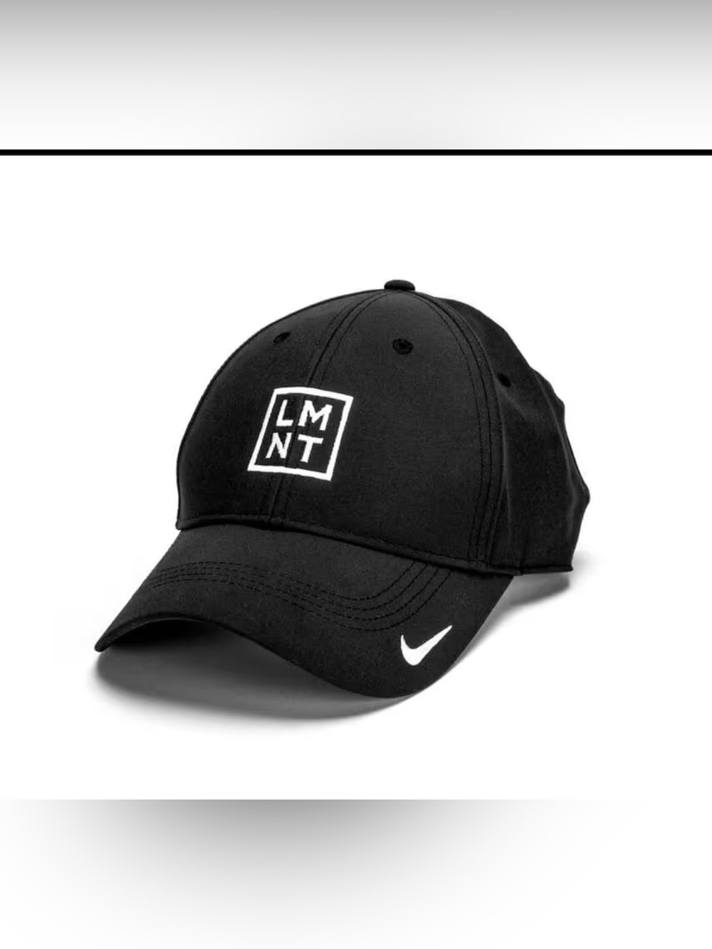 NWT LMNT x Nike Stay Salty Black Logo Baseball Cap